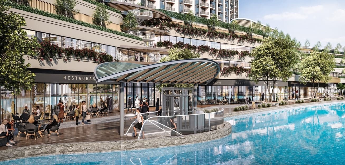 360 Riverside Crescent amenity Retail And Restaurants - Sobha Hartland 2, Dubai - by Sobha