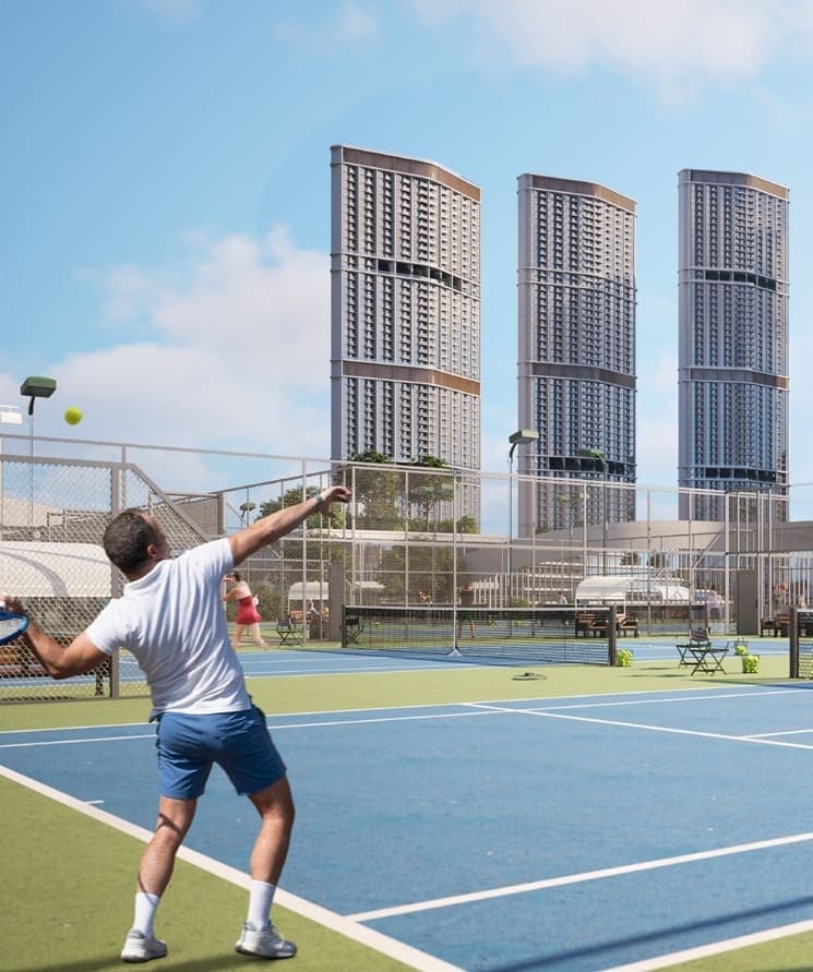 360 Riverside Crescent amenity Sport Courts - Sobha Hartland 2, Dubai - by Sobha