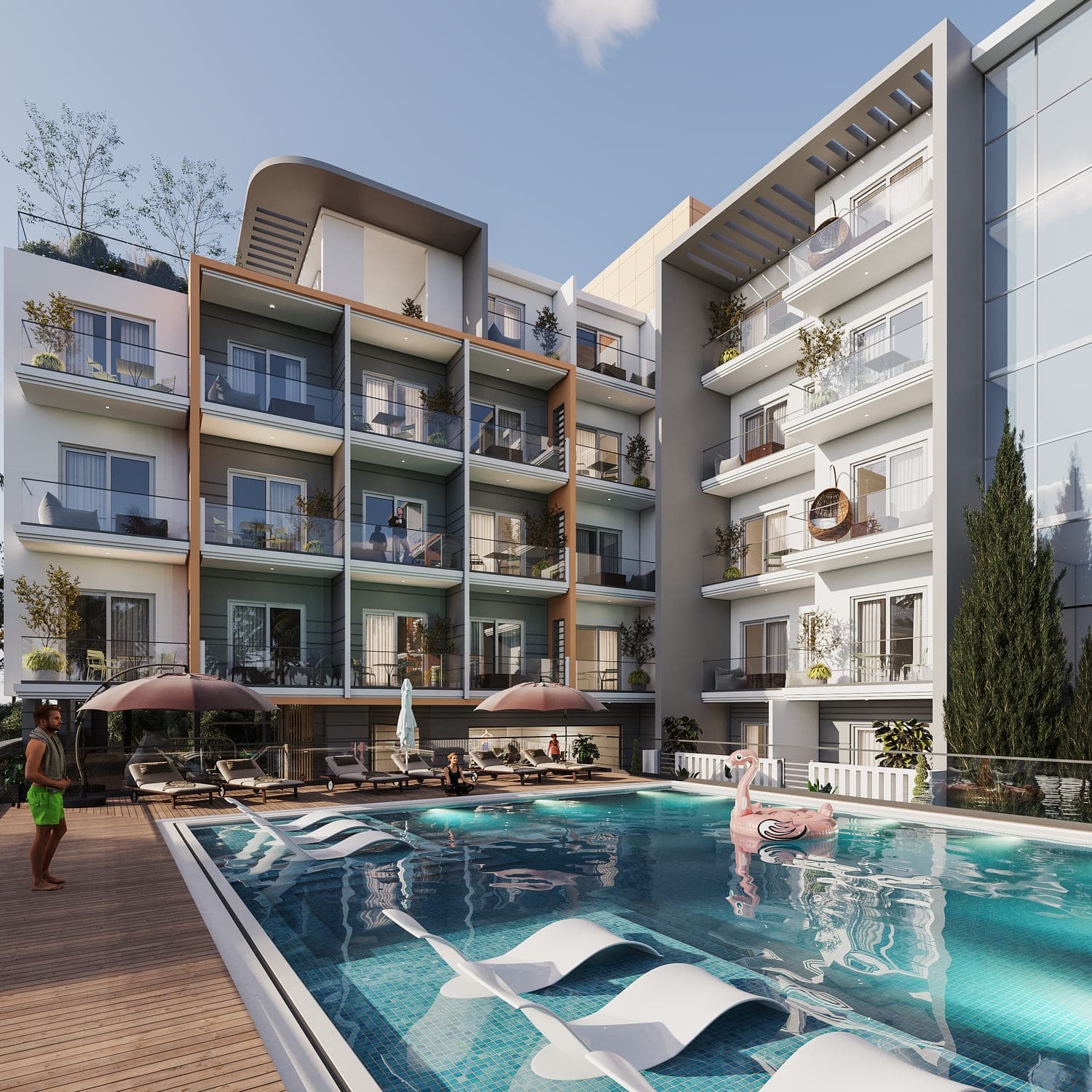 4B Living amenity Private Pool - Dubai International City, Dubai - by HSE Realty