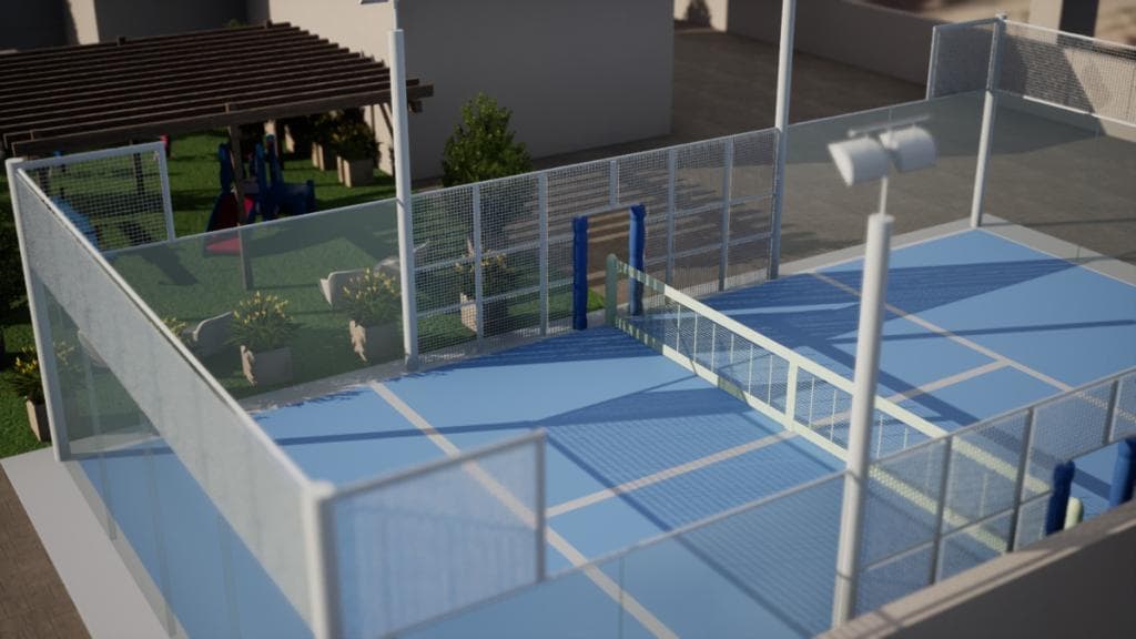 555 Park Views amenity Tennis Court - JVT (Jumeirah Village Triangle), Dubai - by Serene Developments