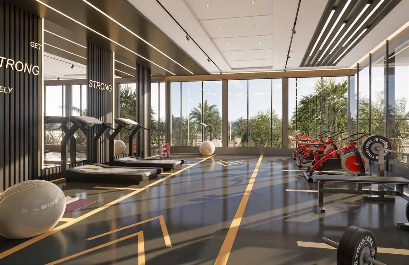 77 Boulevard amenity Modern Space For Fitness & Wellness - JVC (Jumeirah Village Circle), Dubai - by BAMX Development
