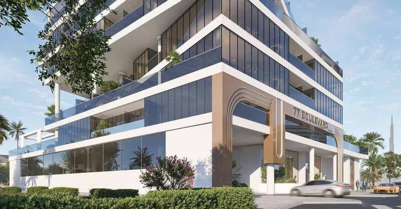 77 Boulevard exterior view - JVC (Jumeirah Village Circle), Dubai - by BAMX Development