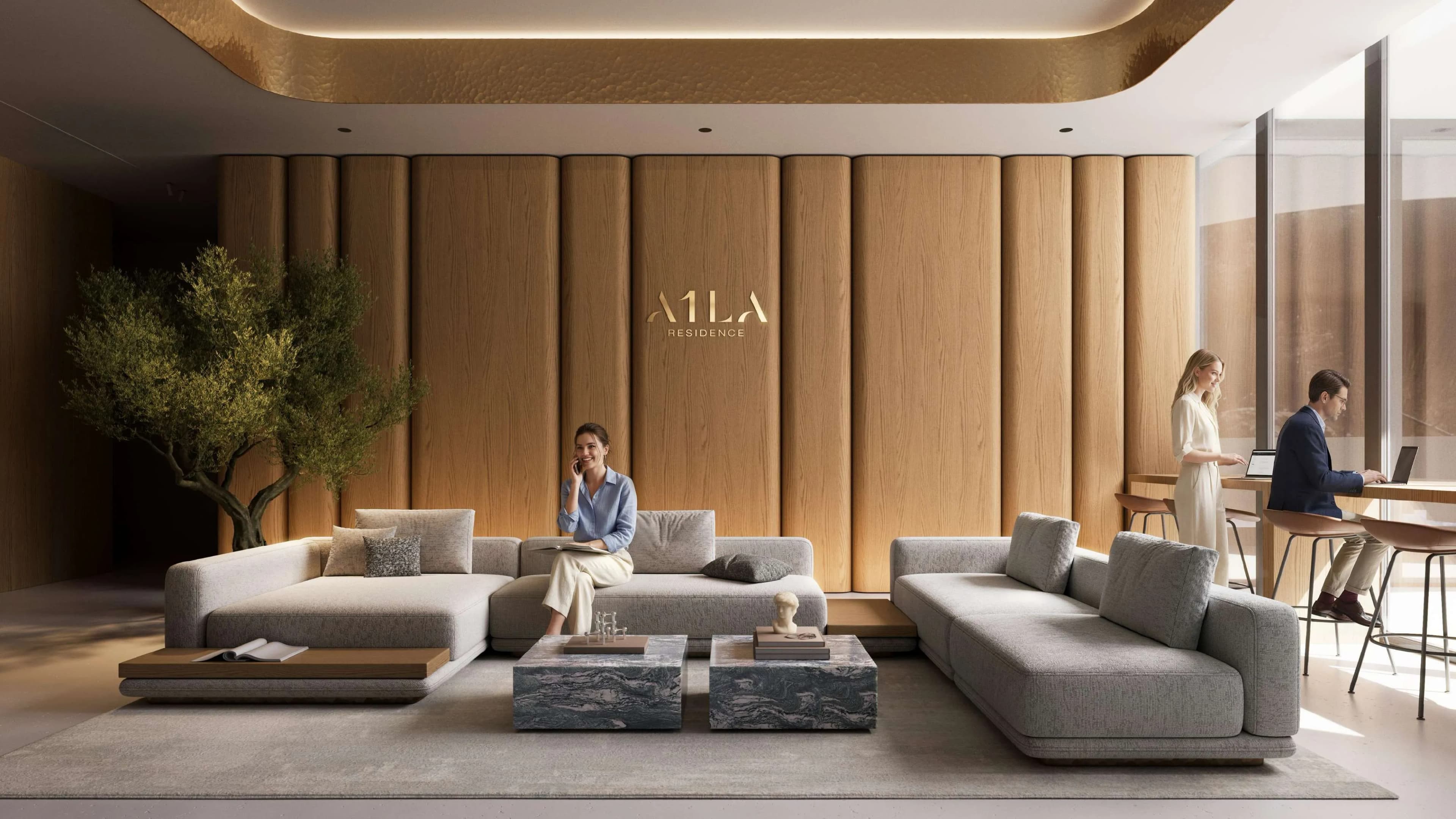 A1LA Residence amenity Clubhouse - Abu Dhabi, Dubai - by Object 1