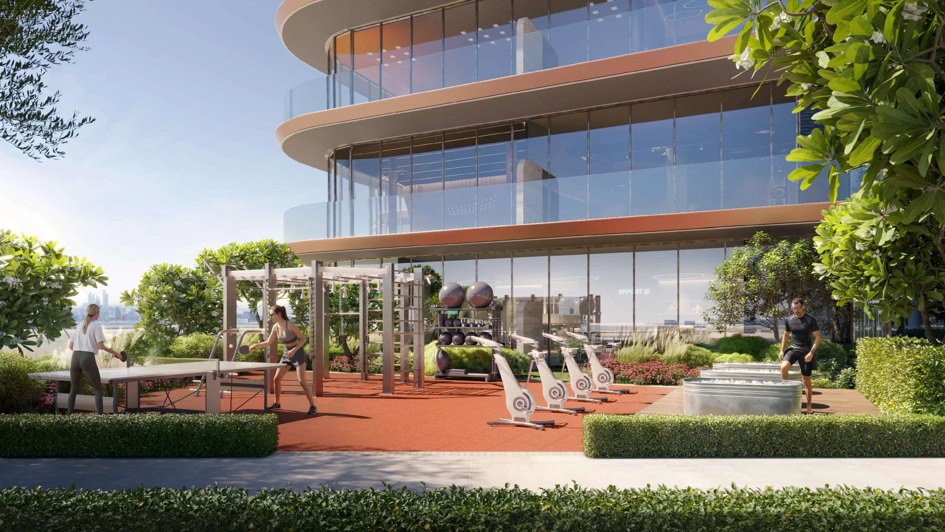 A1LA Residence amenity Outdoor Sport - Abu Dhabi, Dubai - by Object 1