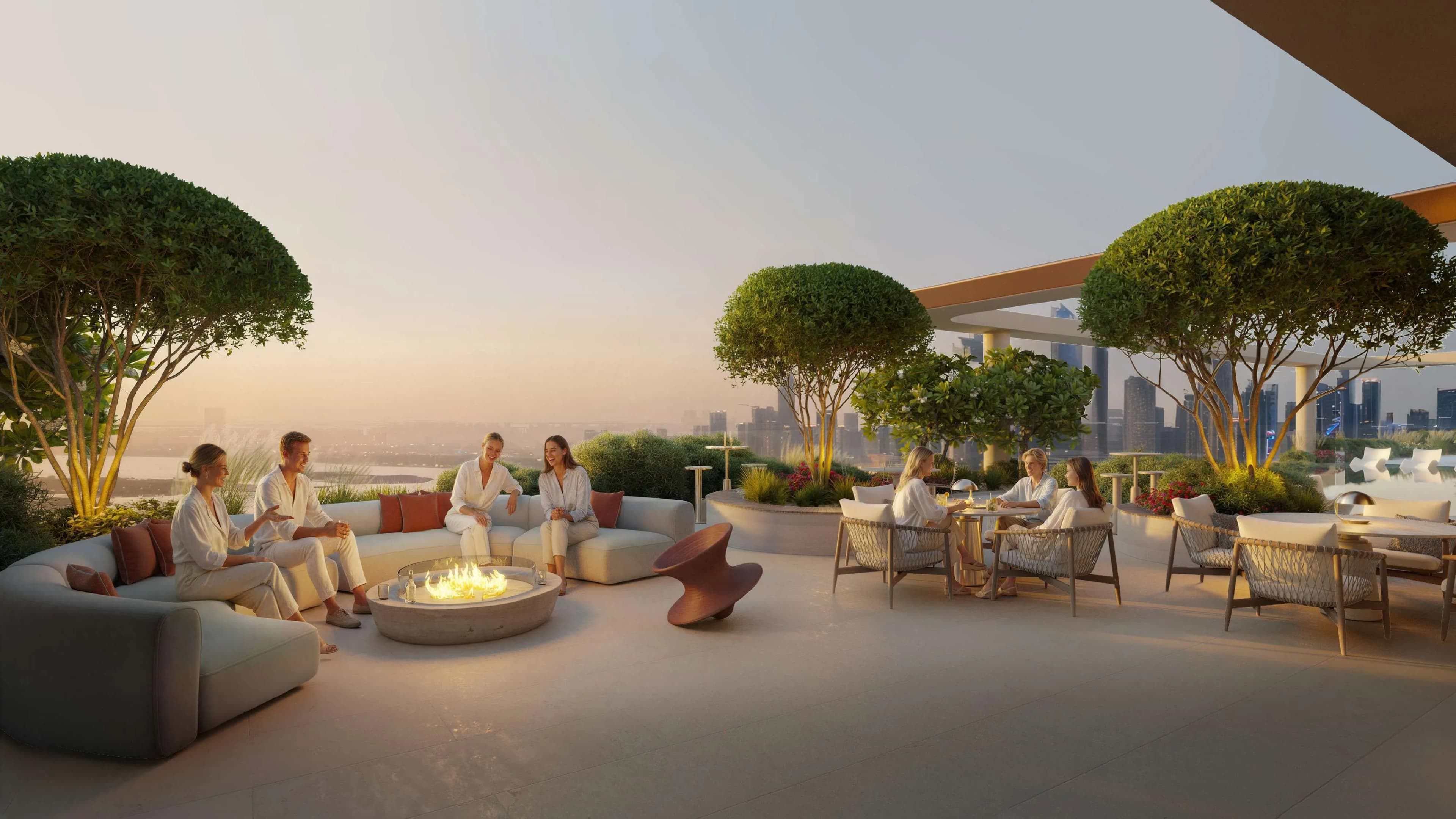 A1LA Residence amenity Sky Terrace - Abu Dhabi, Dubai - by Object 1
