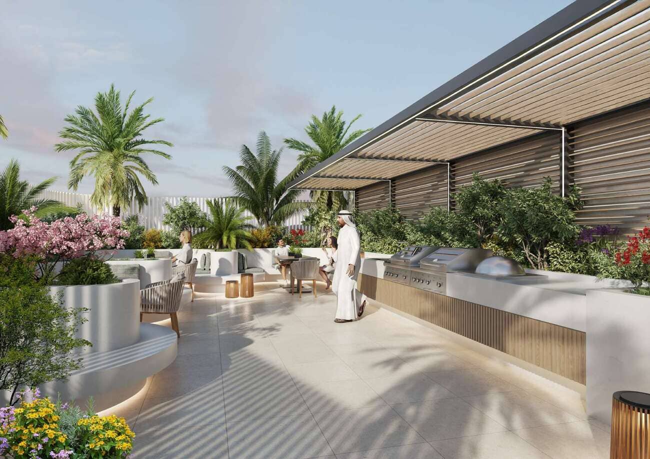 Aark Terraces amenity Bbq Area - Dubailand Residence Complex, Dubai - by Aark Developers