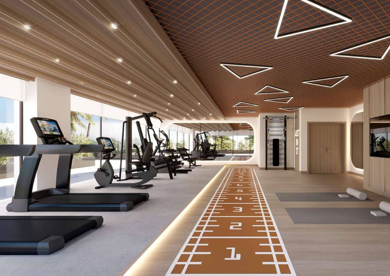 Aark Terraces amenity Gym - Dubailand Residence Complex, Dubai - by Aark Developers