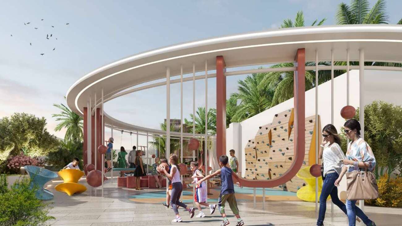 Aark Terraces amenity Outdoor Kids Play Area - Dubailand Residence Complex, Dubai - by Aark Developers