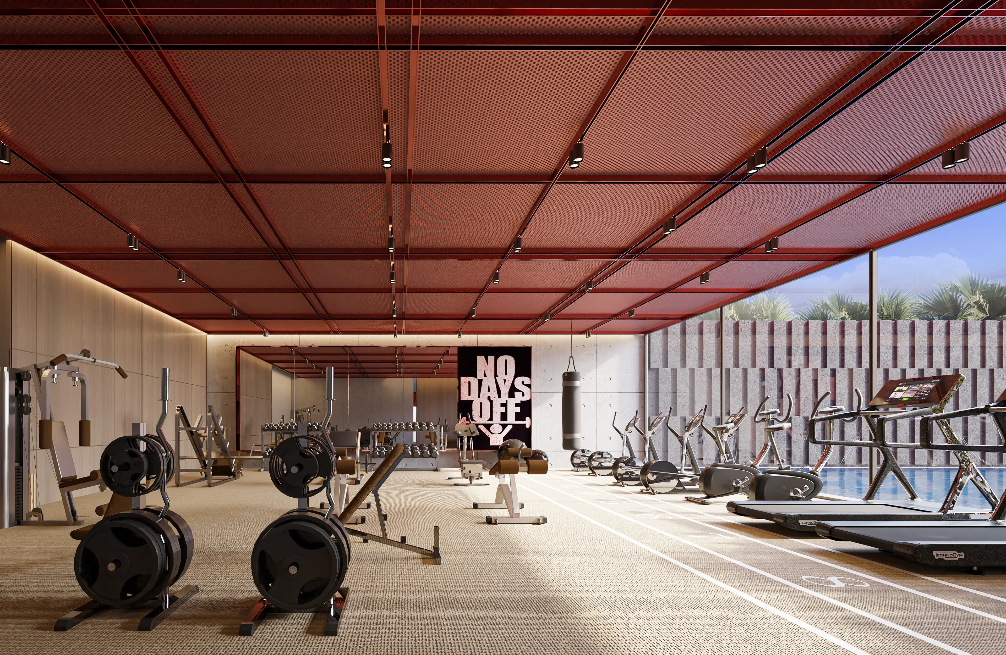 AB Cavalier amenity Gym - JVC (Jumeirah Village Circle), Dubai - by AB Developers