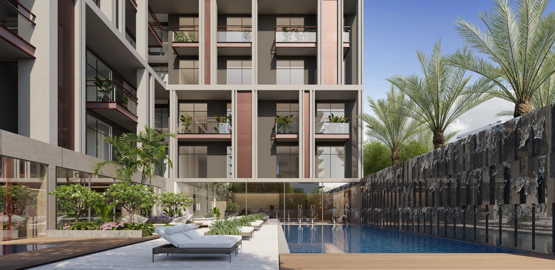 AB Cavalier amenity Swimming Pool and Kids Pool in JVC (Jumeirah Village Circle), Dubai, by AB Developers