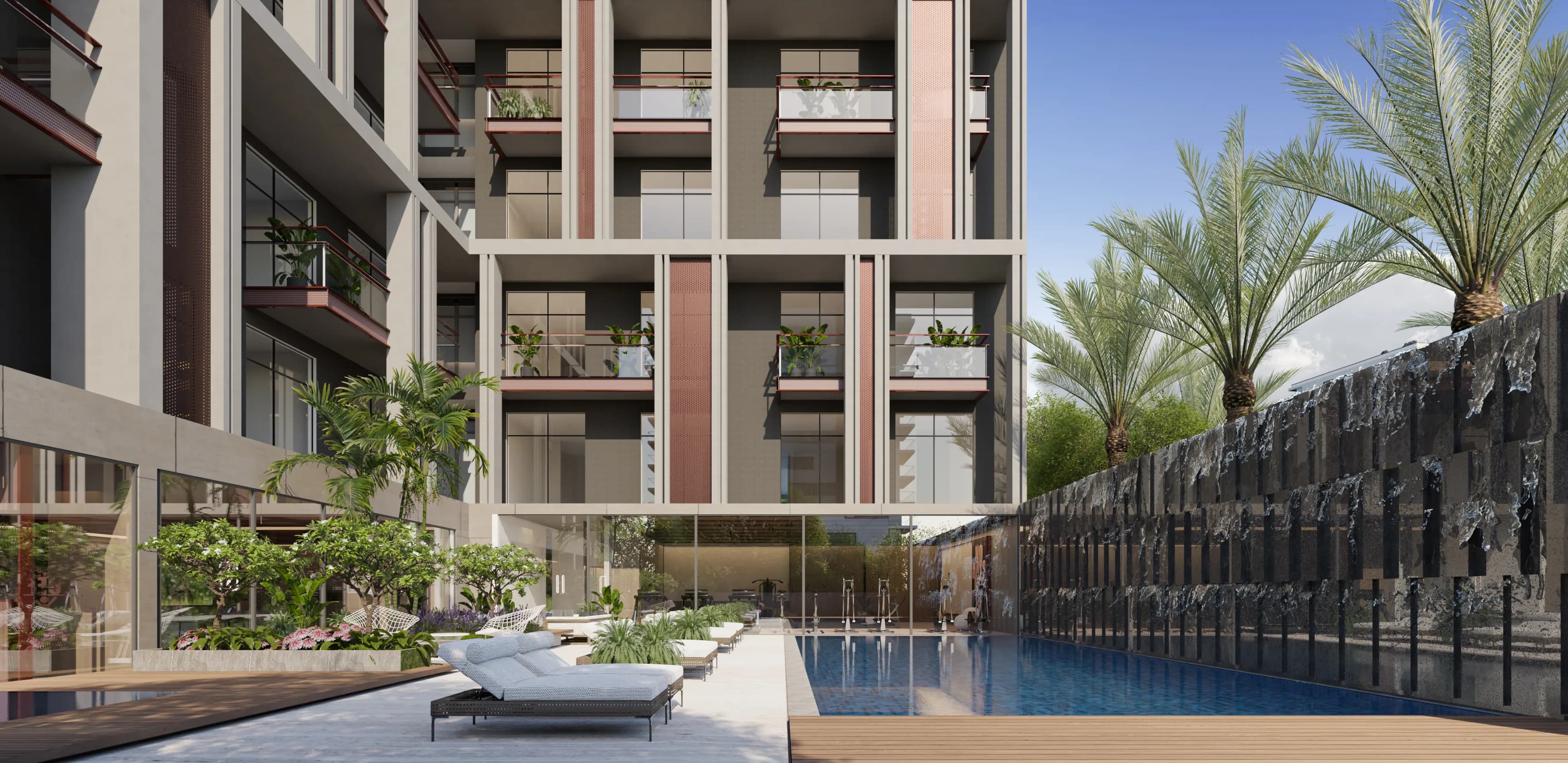 AB Cavalier amenity Swimming Pool and Kids Pool - JVC (Jumeirah Village Circle), Dubai - by AB Developers