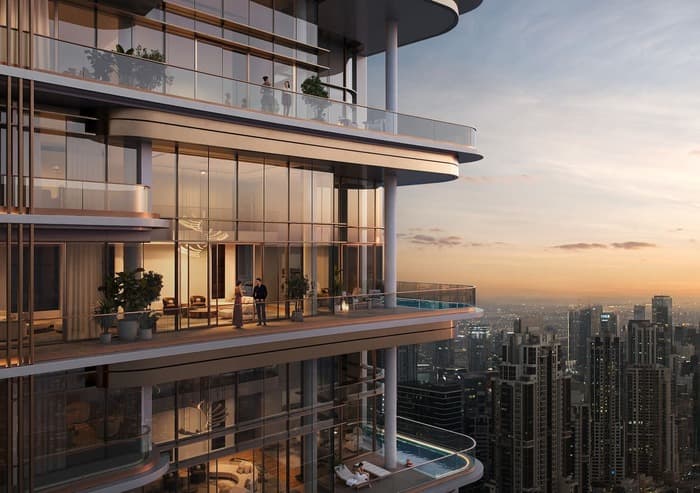 Address Grand Downtown exterior view - Business Bay, Dubai - by Nshama Group