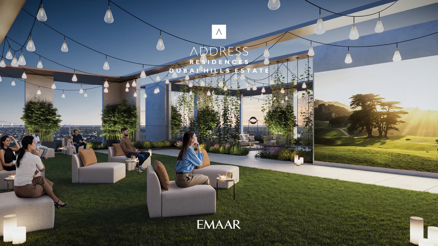 Address Residences Dubai Hills Estate amenity Outdoor Cinema - MBR District 1, Dubai - by Emaar