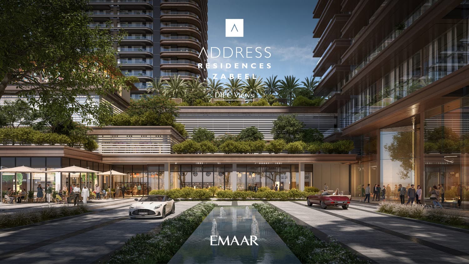 Address Residences Zabeel amenity Communal Lawn - Zabeel 1&2, Dubai - by Emaar