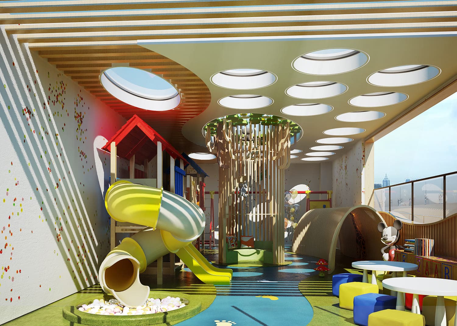 Adhara Star amenity Kids Play Area in Arjan, Dubai, by Acube Developments