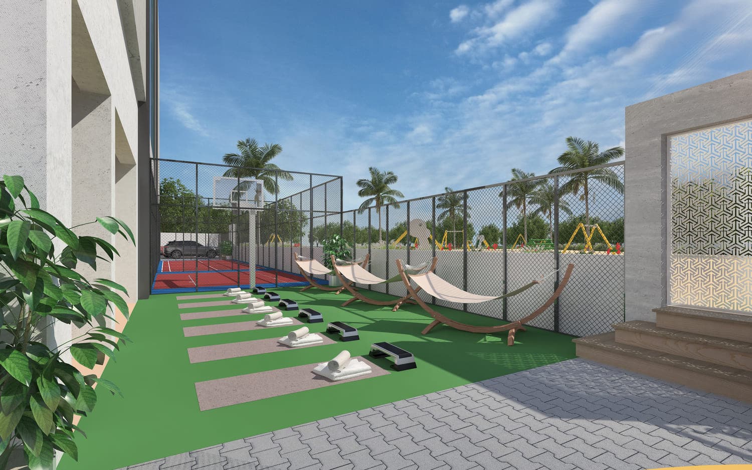 Adhara Star amenity Yoga in Arjan, Dubai, by Acube Developments