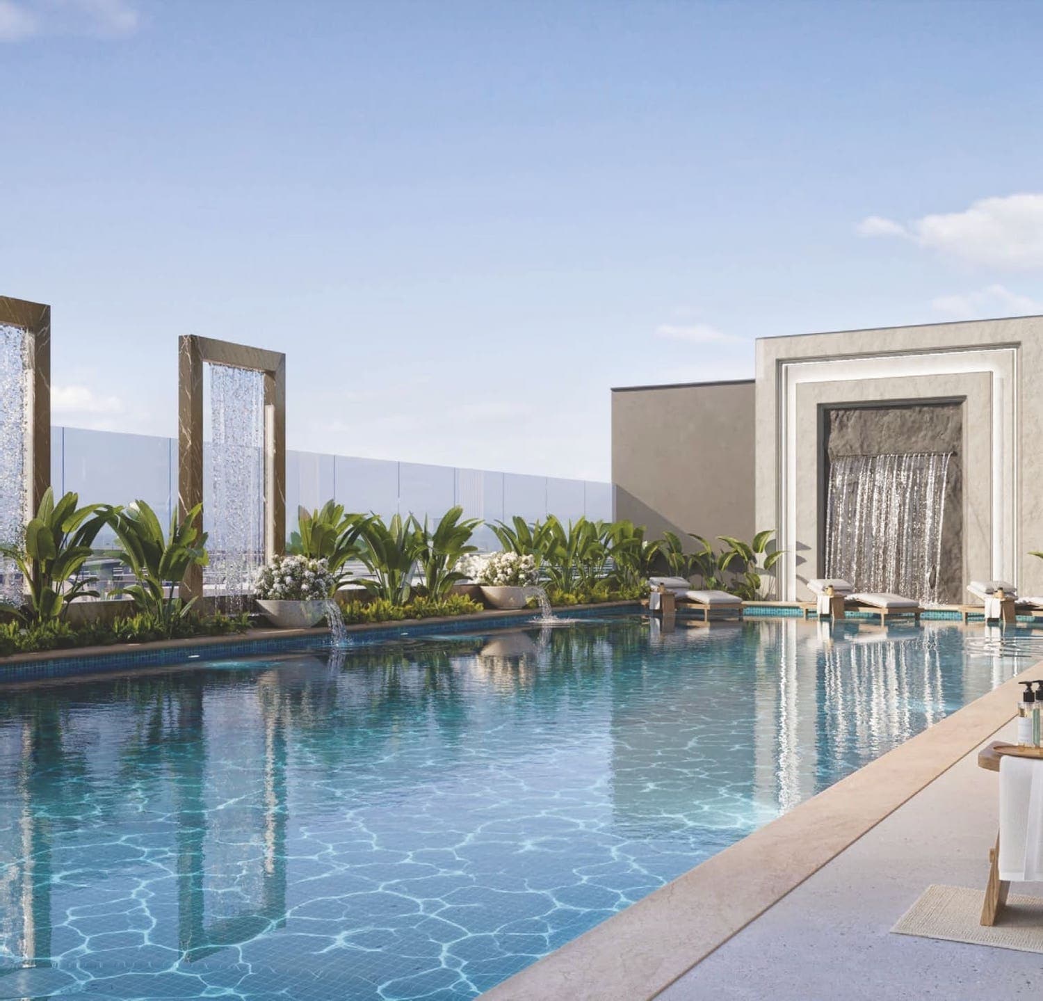 Aeternitas amenity Swimming Pool - Dubai Marina, Dubai - by London Gate