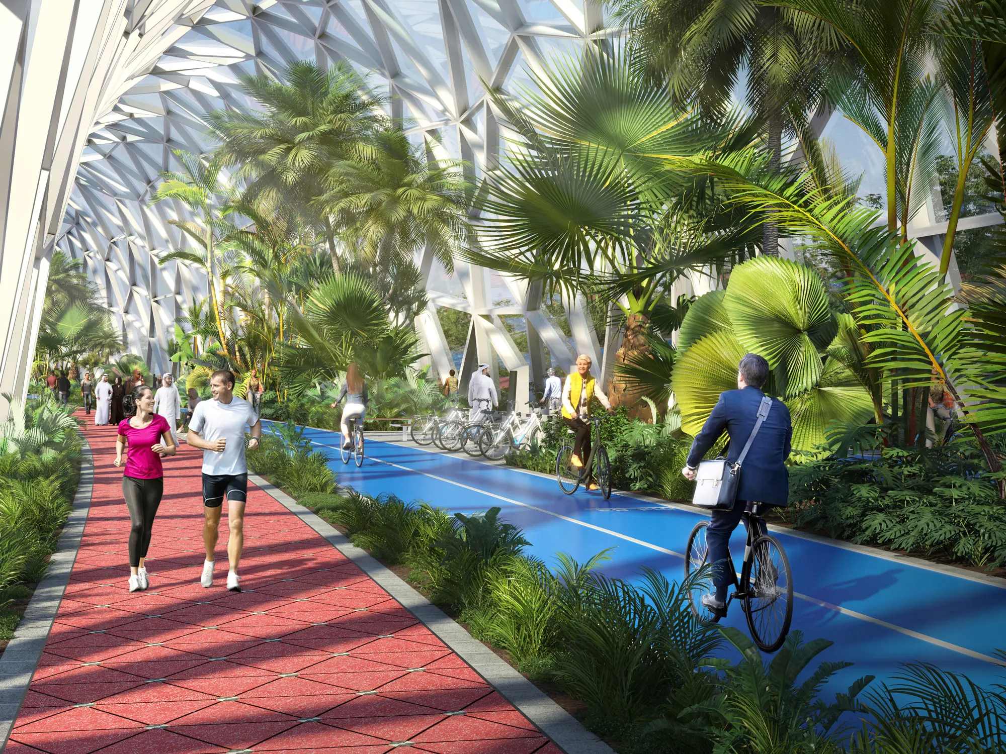 Afnan amenity Jogging Track - Dubai Production City, Dubai - by Deyaar