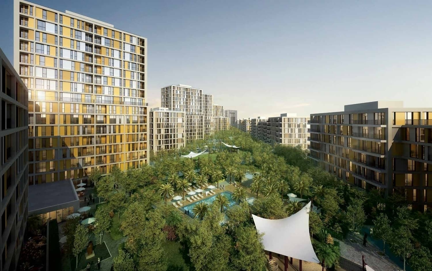 Afnan exterior view - Dubai Production City, Dubai - by Deyaar