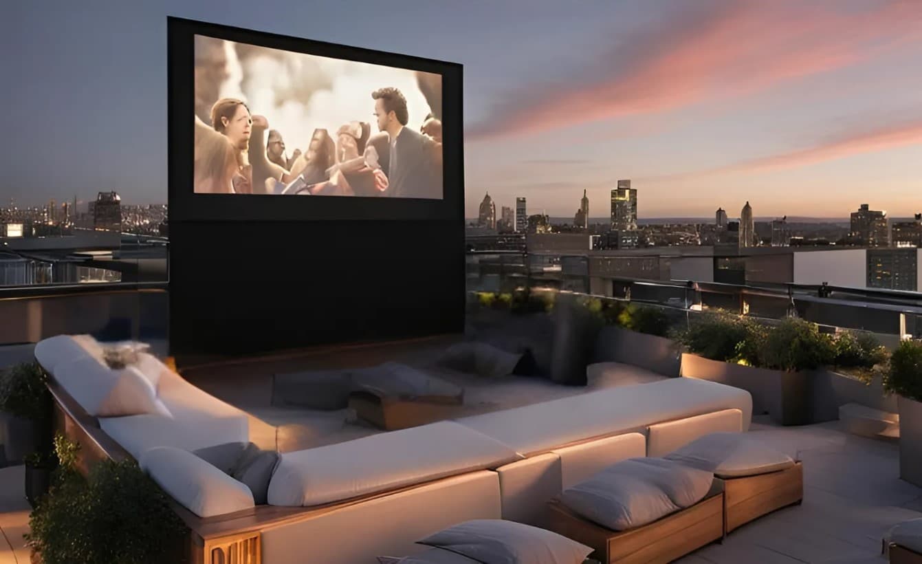 AG Ark amenity Outdoor Cinema - Dubailand Residence Complex, Dubai - by AG Properties