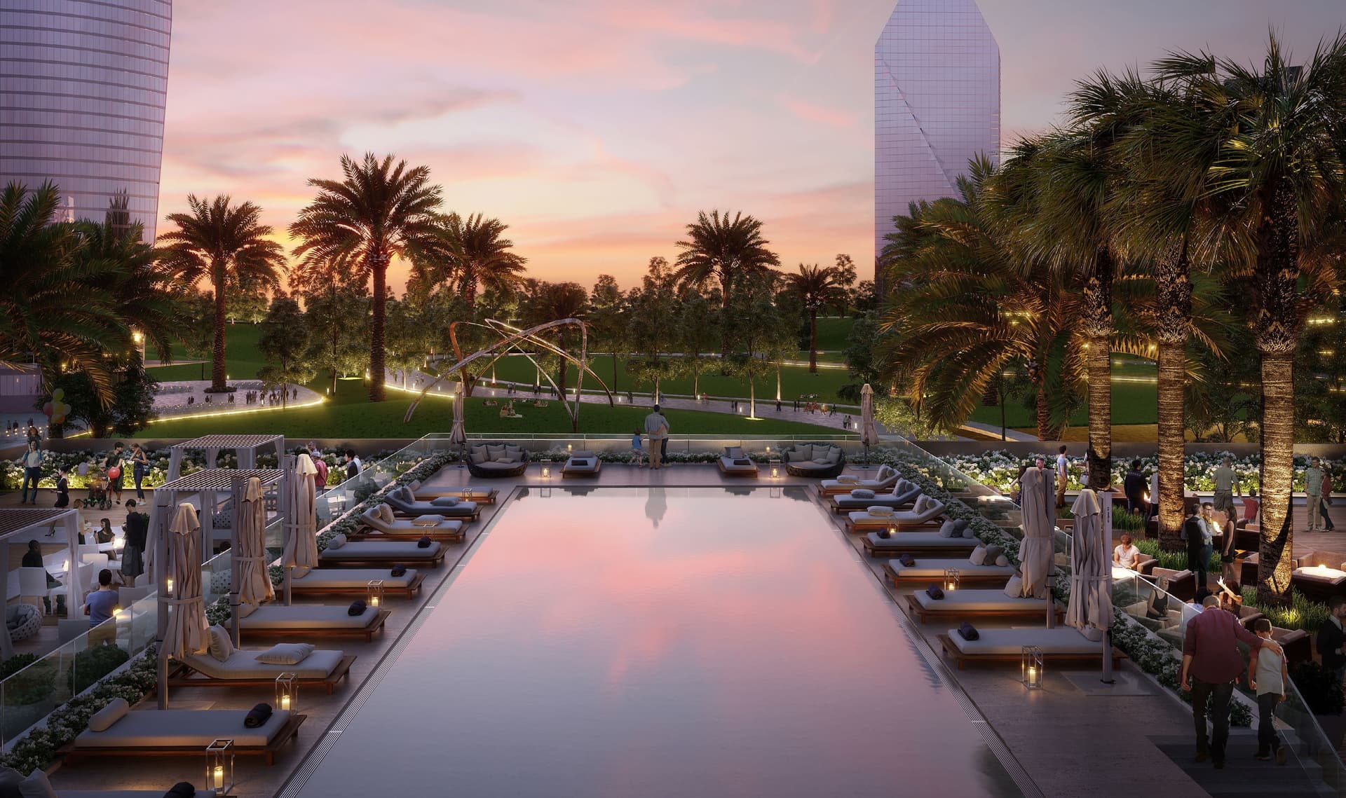 AG Tower amenity Swimming Pool in Business Bay, Dubai, by AG Properties