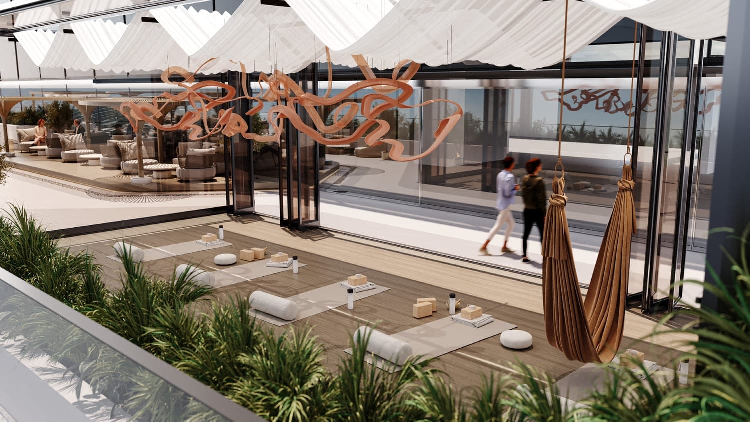 Agua Residences amenity Yoga Studios - Dubai Islands, Dubai - by Citi Developers