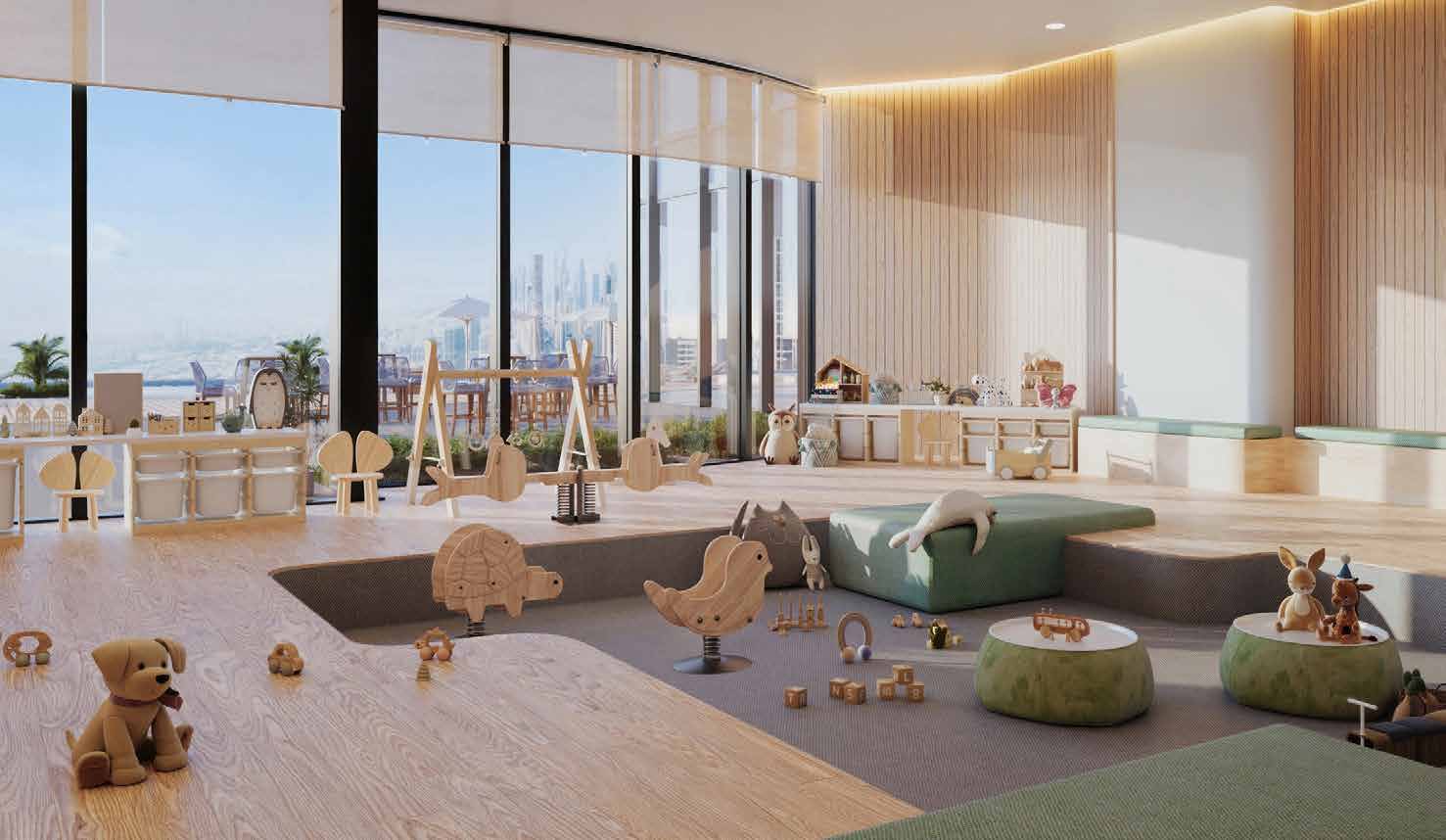 Al Habtoor Tower amenity Kids Play Areas, Designed With Safety In Mind - Business Bay, Dubai - by Al Habtoor Group