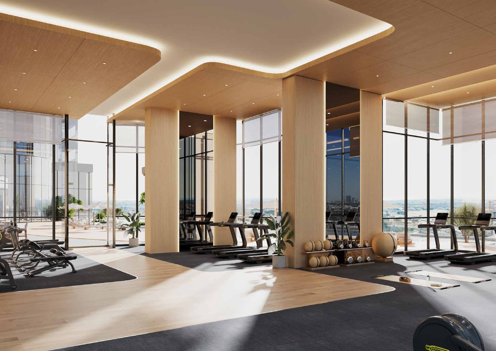 Al Habtoor Tower amenity Multiple Gyms And Fitness Spaces - Business Bay, Dubai - by Al Habtoor Group