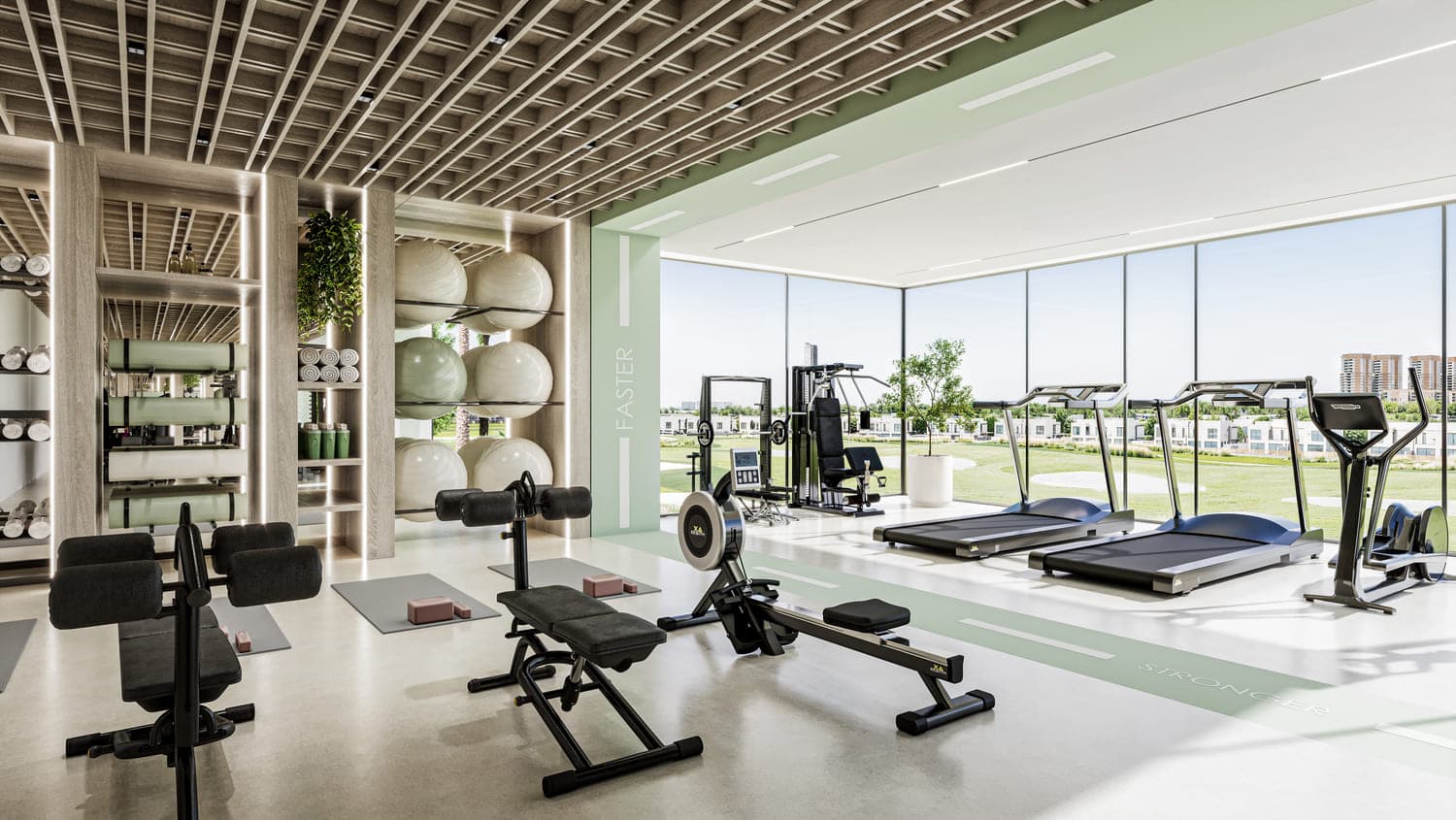 Al Hamra Greens amenity Fitness Studio - Al Jazeera Al Hamra, Dubai - by Al Hamra