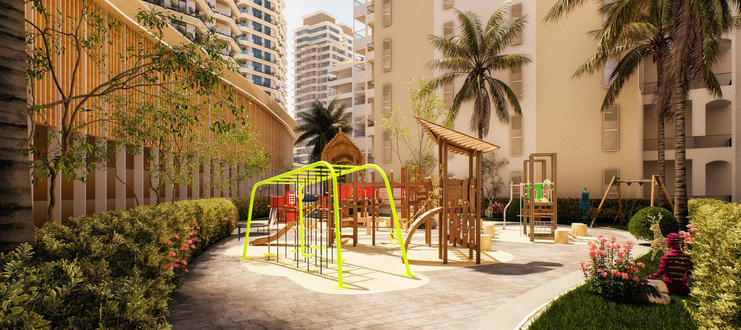 Al Hamra Waterfront amenity Kids Play Area - Al Jazeera Al Hamra, Dubai - by Al Hamra