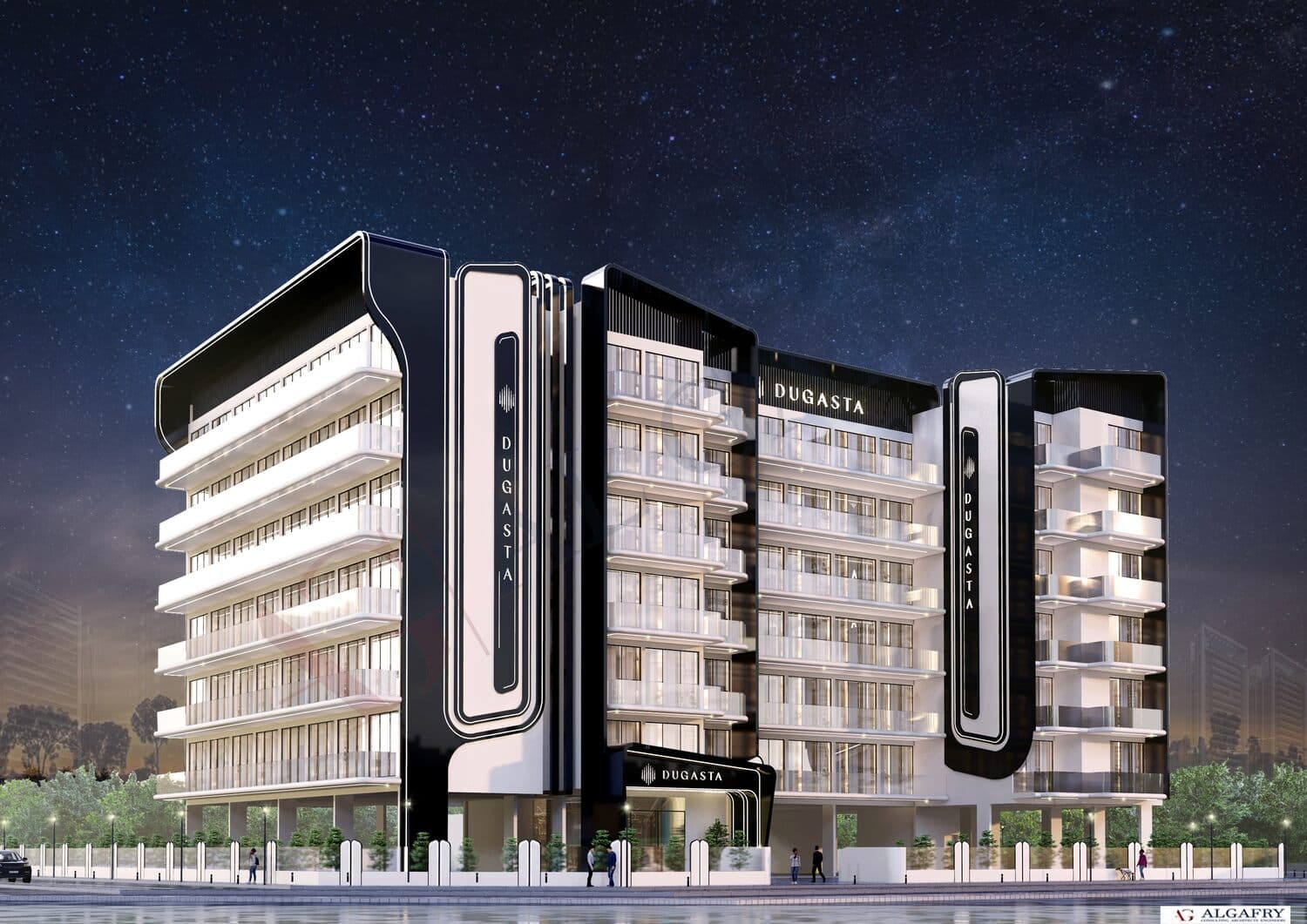 Al Haseen Residences 3 exterior view - Dubai Industrial City, Dubai - by Dugasta