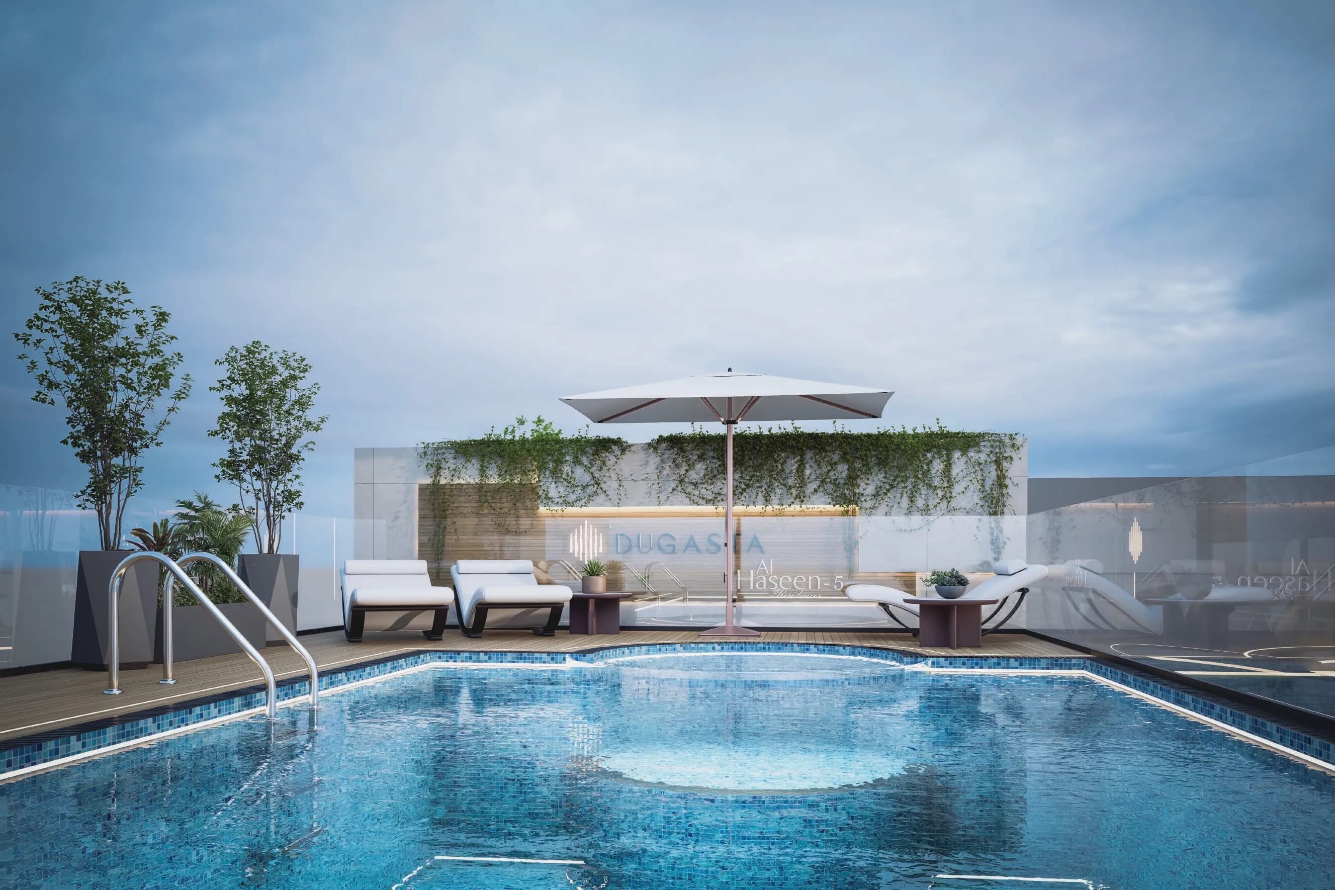Al Haseen Residences 5 amenity Swimming Pool - Saih Shuaib 2, Dubai - by Dugasta