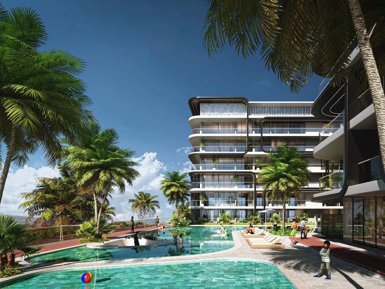 Al Haseen Residences 6 amenity Kids' Pool - Saih Shuaib 2, Dubai - by Dugasta