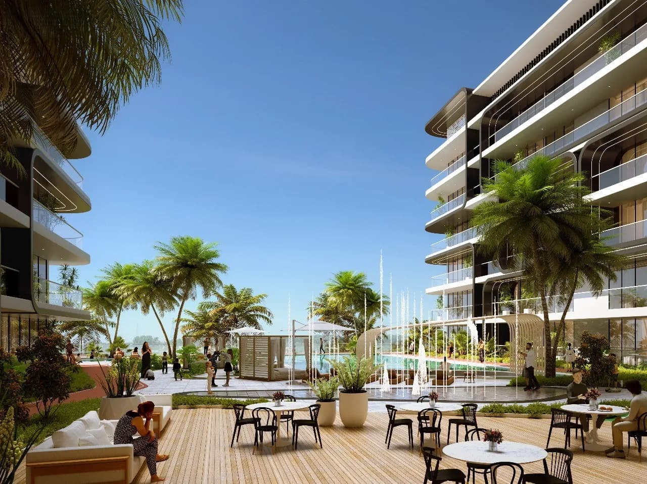 Al Haseen Residences 6 amenity Seating Area - Saih Shuaib 2, Dubai - by Dugasta