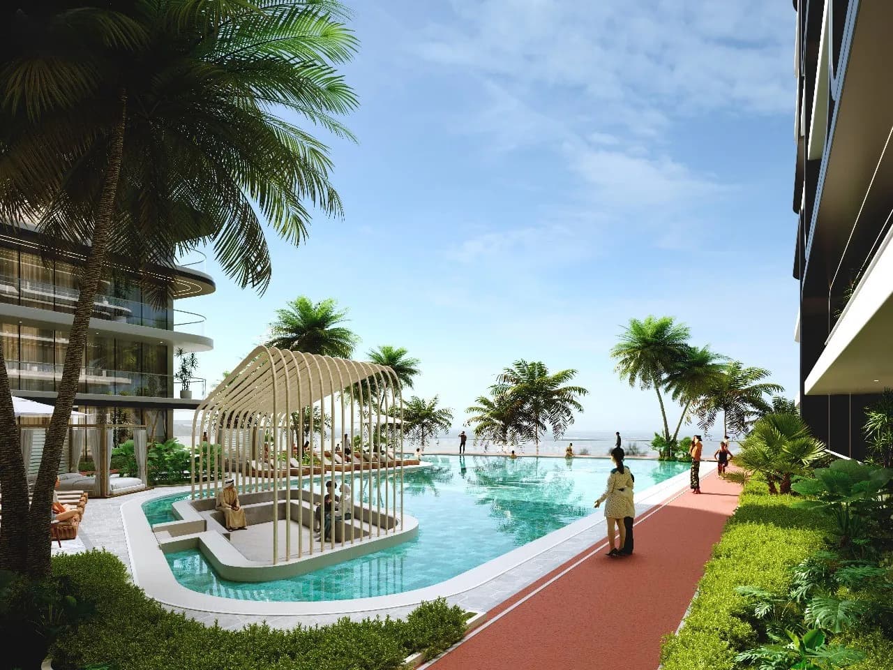 Al Haseen Residences 6 amenity Sunken Lounge - Saih Shuaib 2, Dubai - by Dugasta