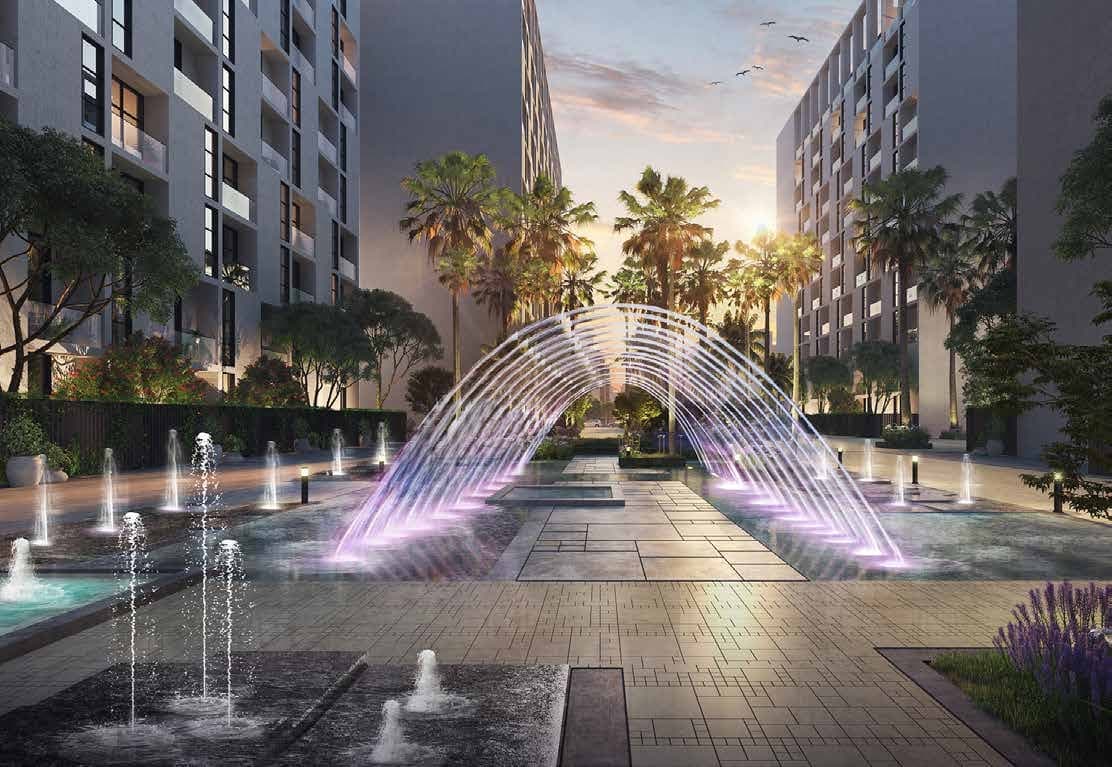 Al Mamsha Sharjah amenity Water Features - Muwaileh Commercial, Dubai - by Alef Group