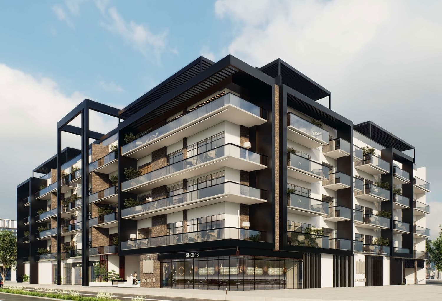 Al Serh Residences 11 exterior view - JVC (Jumeirah Village Circle), Dubai - by Asak Real Estate Development