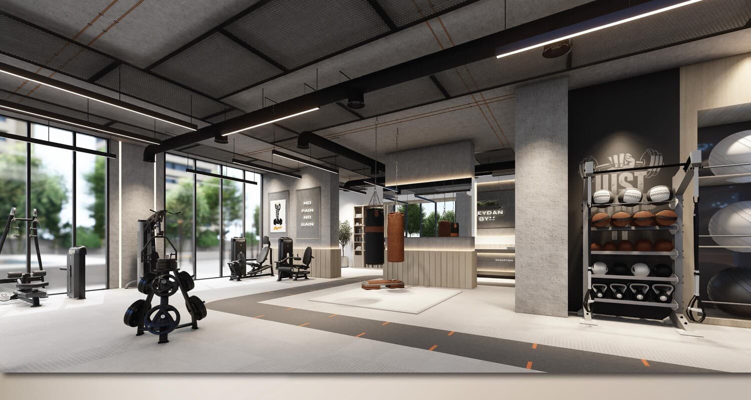 Al Vista amenity Fully Equipped Gymnasium - Bukadra, Dubai - by Dubai Investments Real Estate