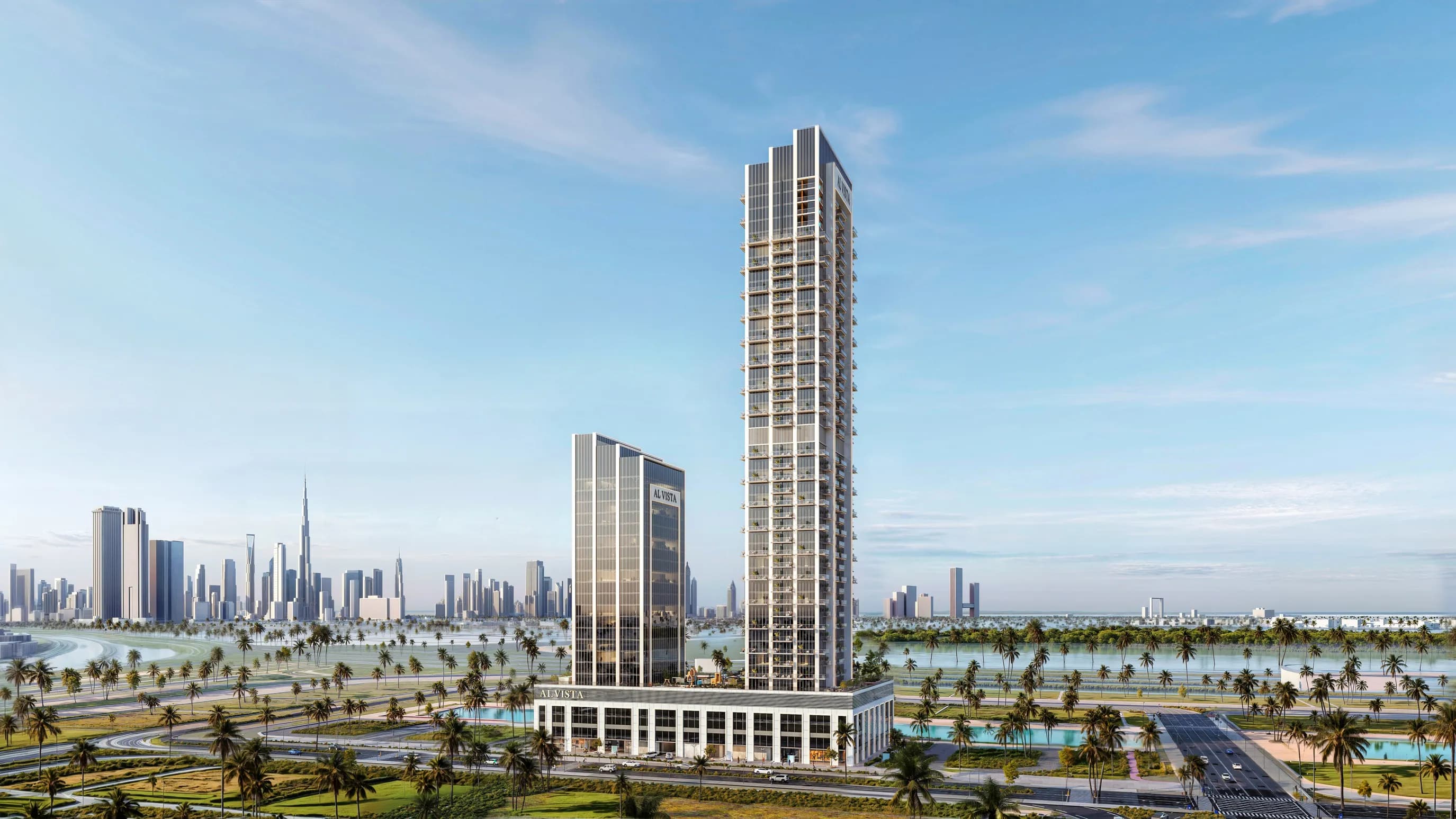 Al Vista exterior view - Bukadra, Dubai - by Dubai Investments Real Estate