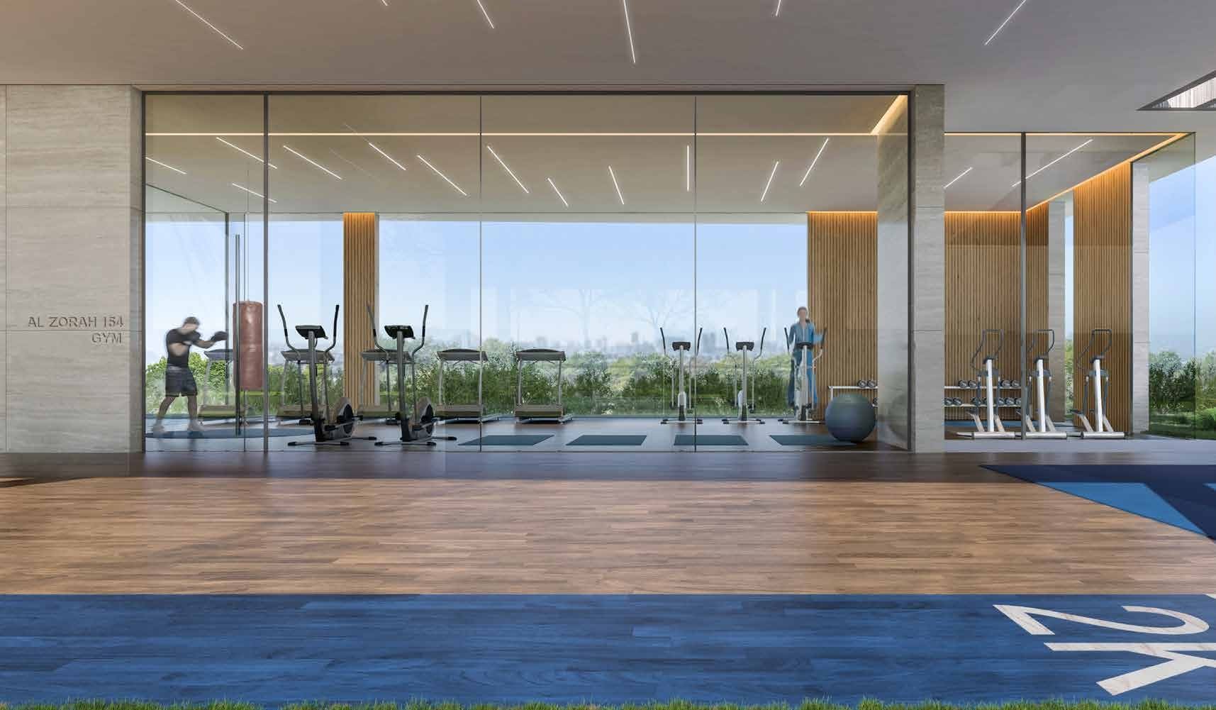Al Zorah Beach Hills Villa's amenity Gym in Al Zorah City, Ajman, by The Solidere International