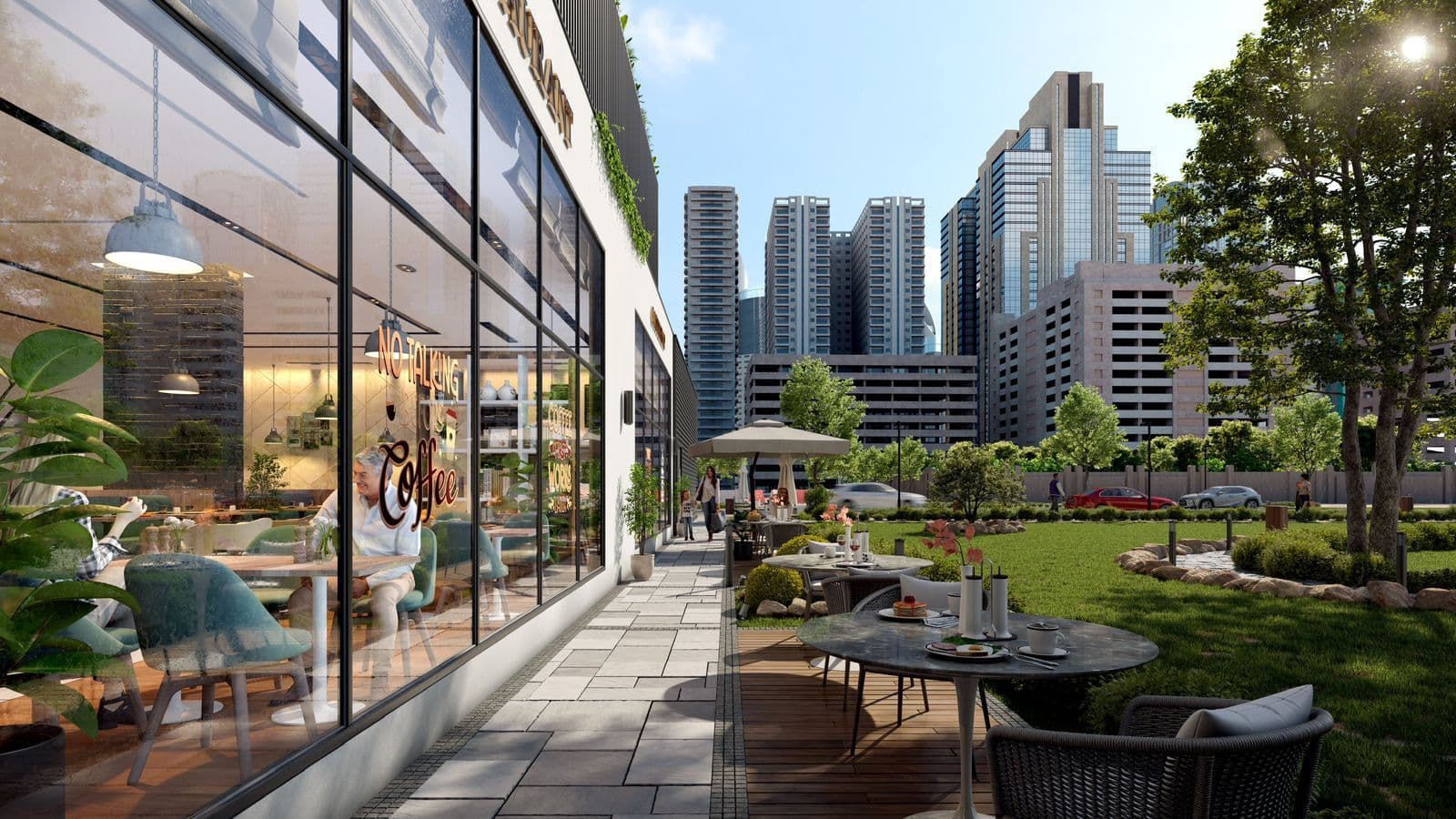 Alba Tower amenity Retail Areas - Al Satwa, Dubai - by Reportage Properties
