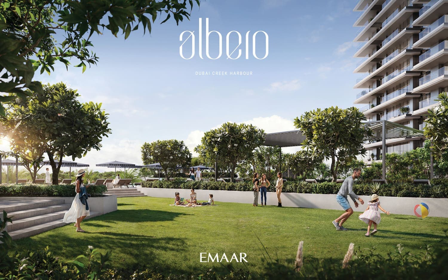 Albero amenity Community Garden in Green Gate at Dubai Creek Harbour, Dubai, by Emaar