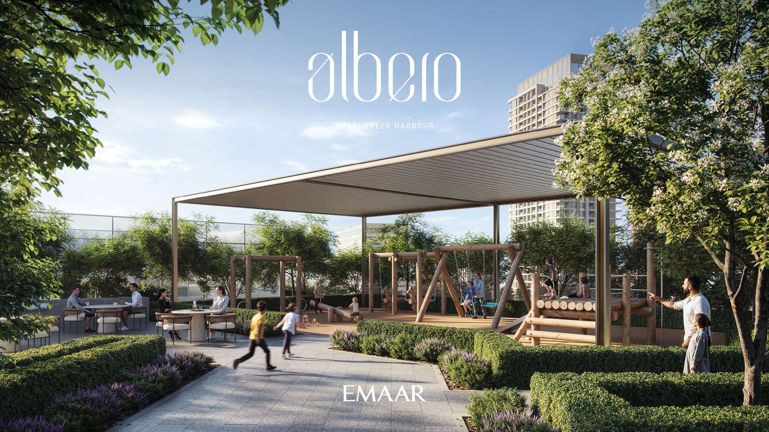 Albero amenity Kids Play Area in Green Gate at Dubai Creek Harbour, Dubai, by Emaar