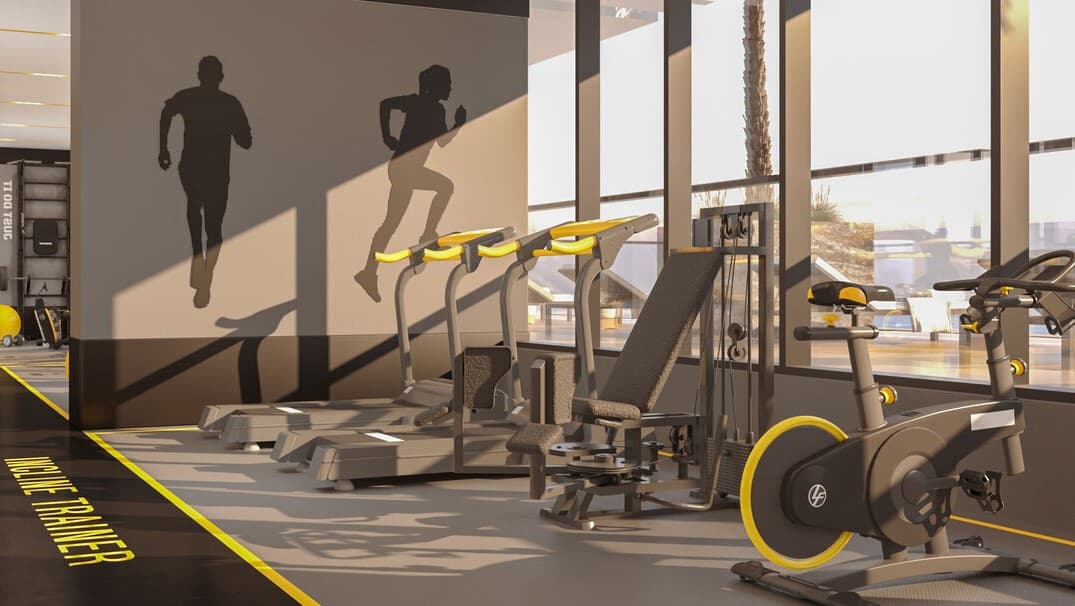 Alfal Residence amenity Gym - JVC (Jumeirah Village Circle), Dubai - by Dubuild