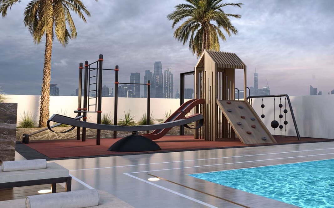Alfal Residence amenity Kids Play Area - JVC (Jumeirah Village Circle), Dubai - by Dubuild
