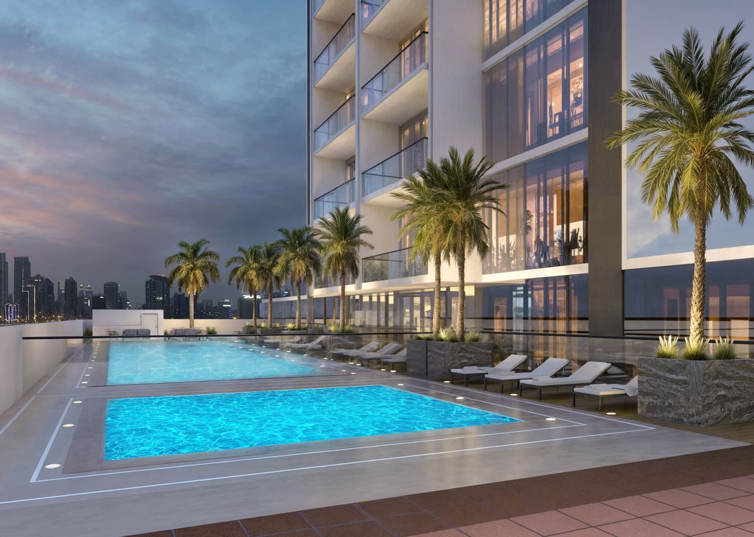Alfal Residence amenity Swimming Pool - JVC (Jumeirah Village Circle), Dubai - by Dubuild