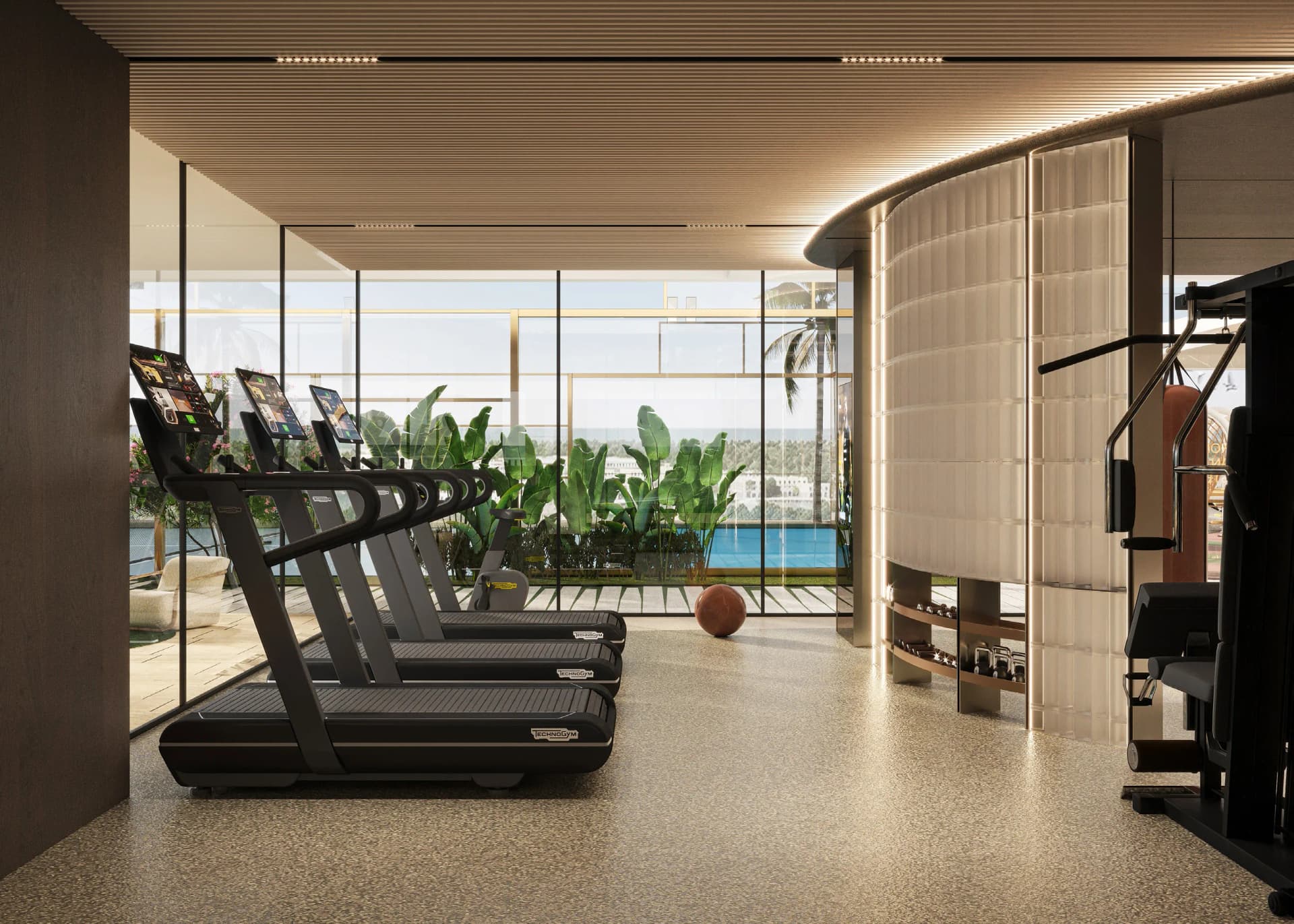 Allegro Park amenity State-of-the-Art Fitness Centre in Palm Deira, Dubai, by Mill Hill Riviera Development