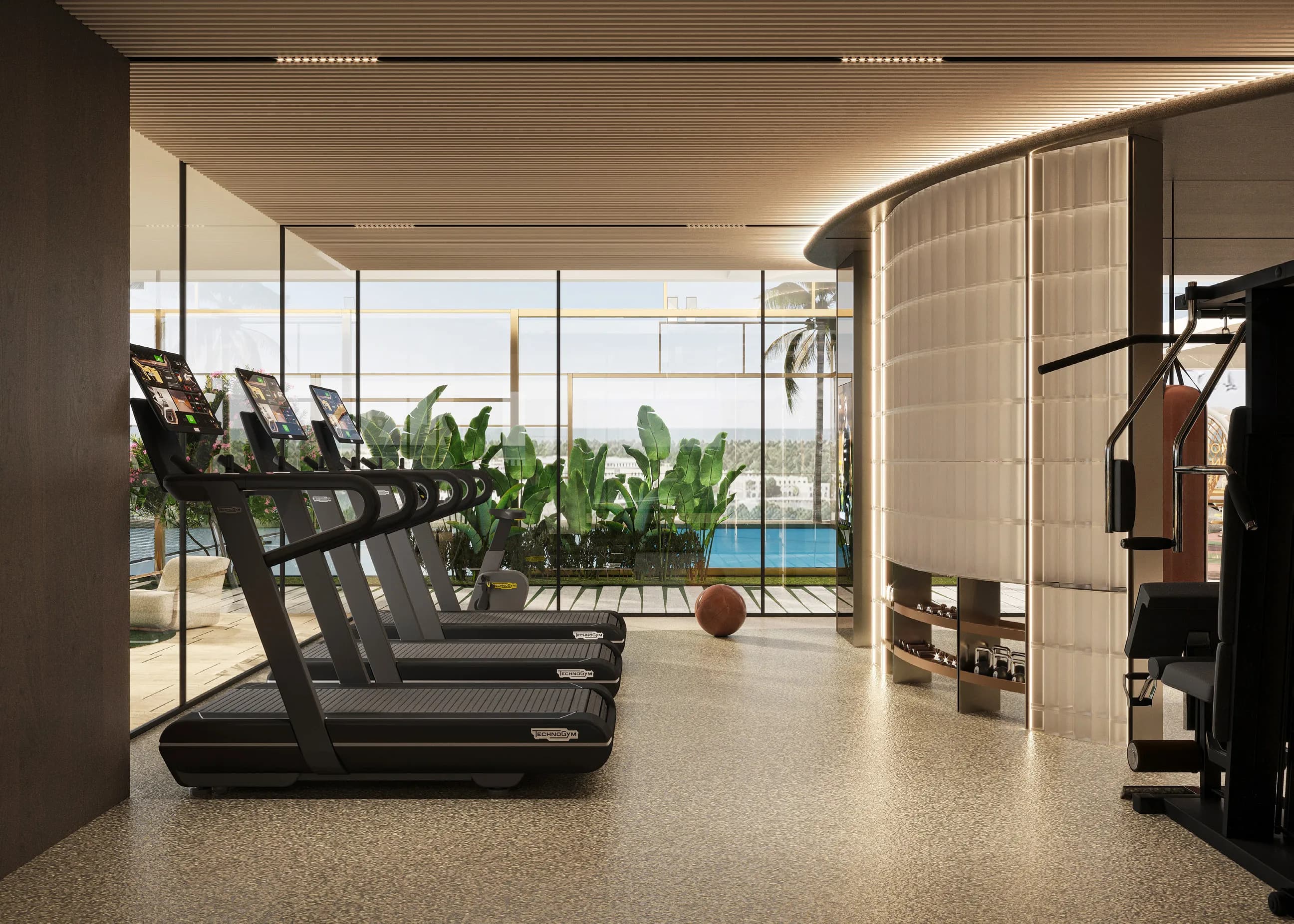 Allegro Park amenity State-of-the-Art Fitness Centre - Palm Deira, Dubai - by Mill Hill Riviera Development
