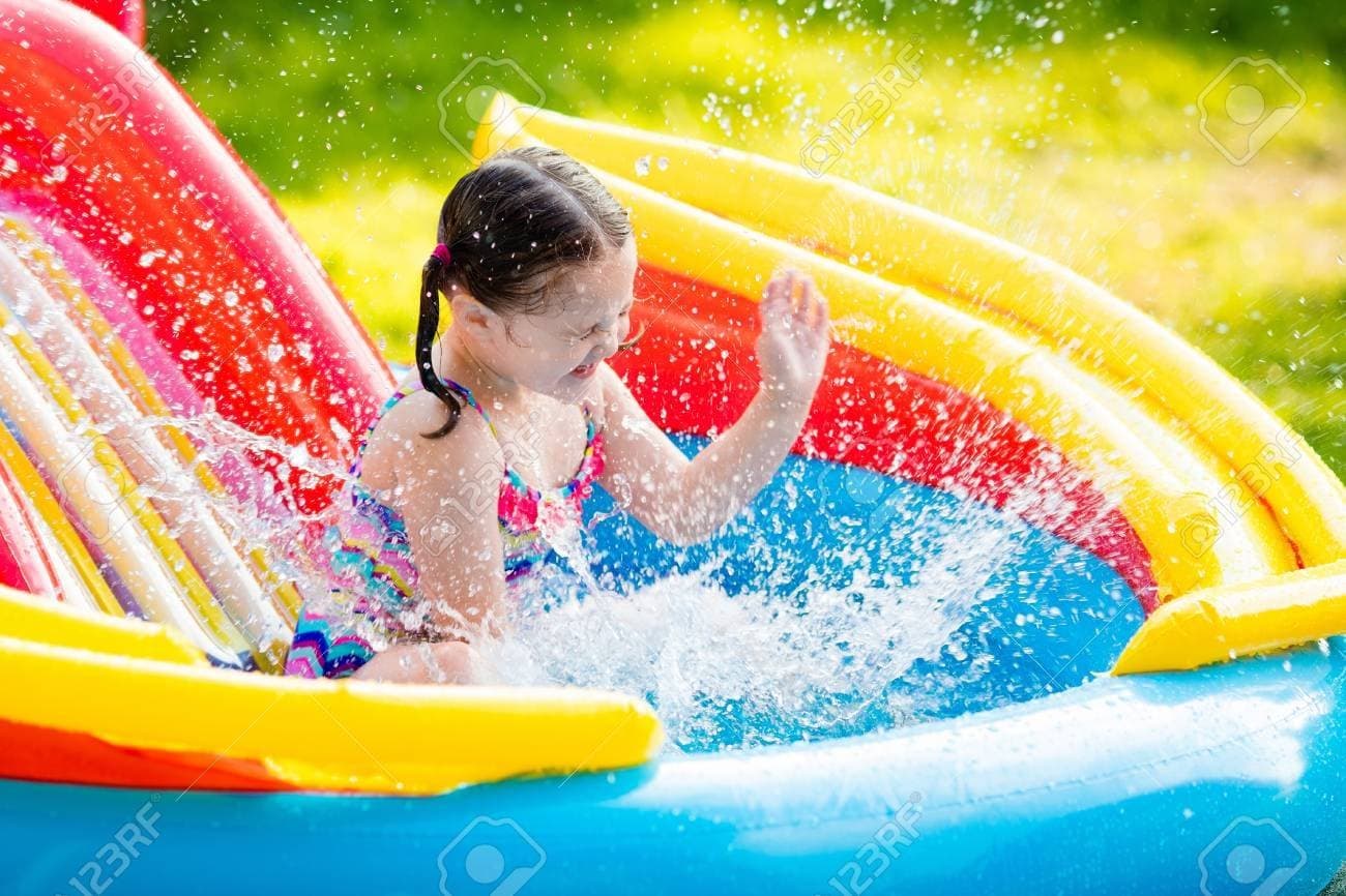 Allegro Residences amenity Kids Splash Pool - Dubai Islands, Dubai - by Mill Hill Riviera Development