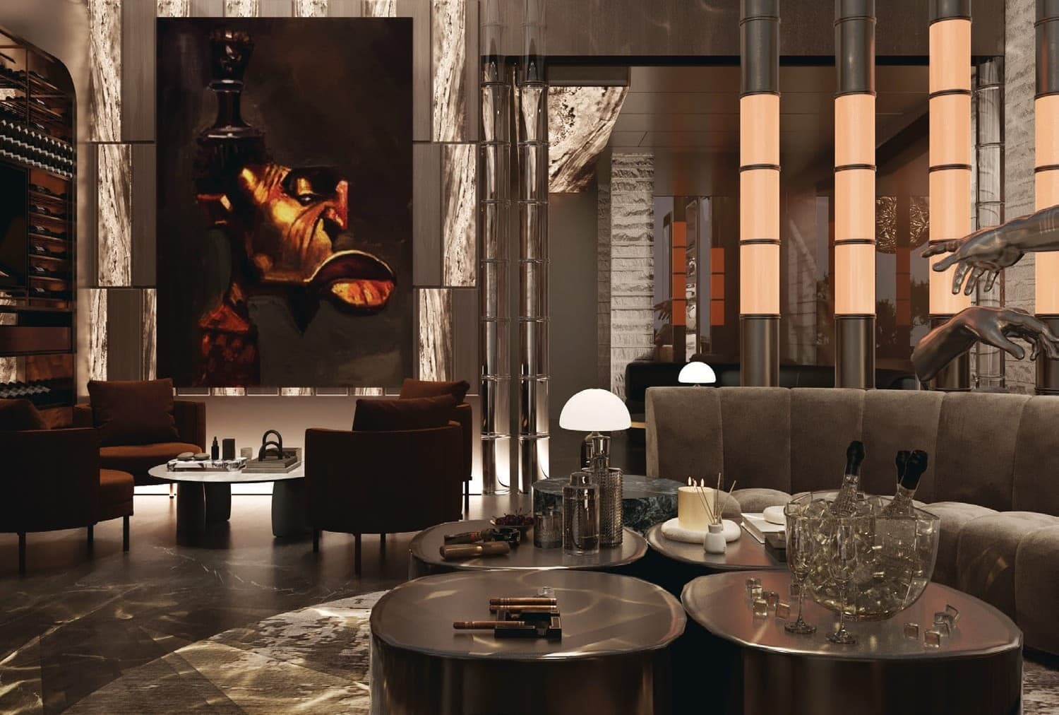 Allura amenity Cigar Lounge - JVC (Jumeirah Village Circle), Dubai - by Citi Developers